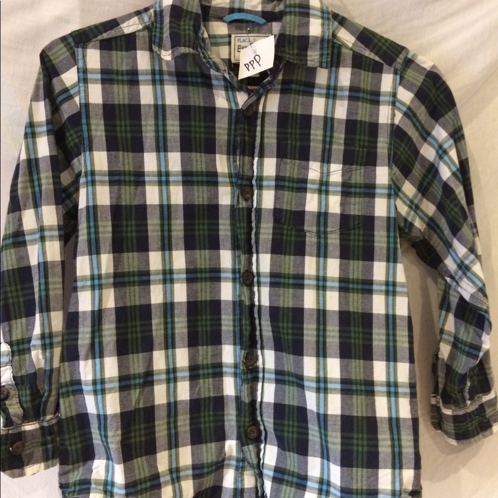 EUC-Children’s Place- boys long sleeved Button Up - Picture 4 of 6